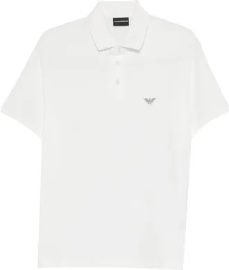 Emporio Armani Logo-embroidered Polo Shirt