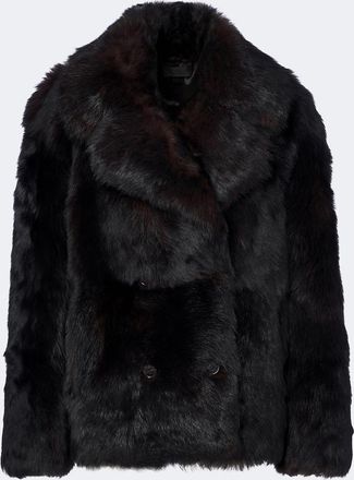 Nili Lotan Giacca Cleophee in shearling doppiopetto