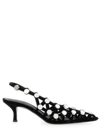 The Attico Slingback Grid