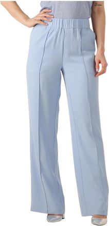 Another Label Estelle Broek - Dames - Wijde Broeken - Blauw - S - Broeken