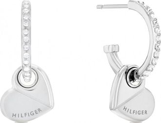 Tommy Hilfiger Womens 2780882 Ladies Earrings - Silver - One Size