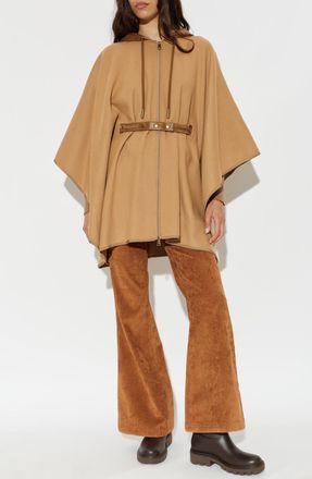Moncler Corduroy Trousers, Womens, Brown