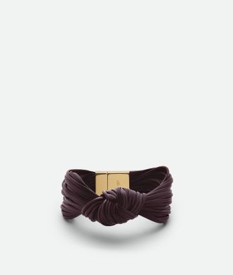 Bottega Veneta Knot Leather Bracelet - Bottega Veneta