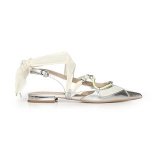 Pinko Ballerinas, female, Gray, Size: 10 US Gianira Ballerinas