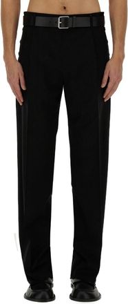 Moschino Black Flat Front Pants