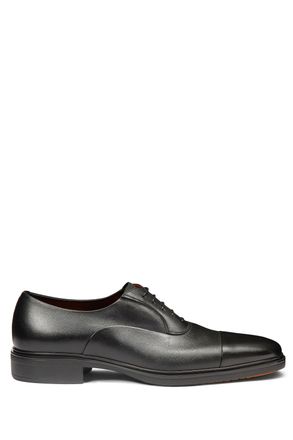 Santoni Easy Leather Lace-Up Shoes