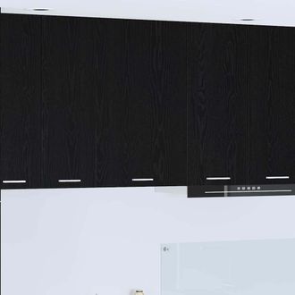 vidaXL Vidaxl Armadio Pensile Rovere Nero E Bianco 50 X 31 X 80 Cm