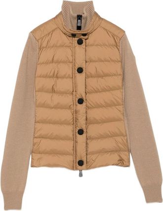 Moncler Quilted-panel High-neck Jacket
