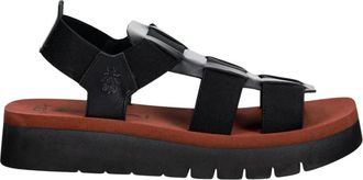FLY London Mujer, Zapatos, Negro, Talla: 40 EU