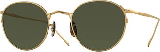 Oliver Peoples OV1311ST G. Ponti-4 532352 Mens Sunglasses Gold Size 48