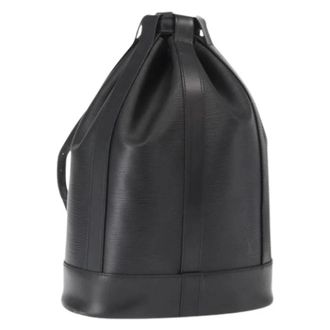 Louis Vuitton Pre-owned Backpacks, unisex, Black, Size: ONE SIZE Pre-owned Randonnee Backpack