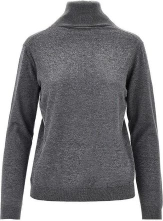 Weekend by Max Mara Silk and wool-blend knitted turtleneck Woman XS