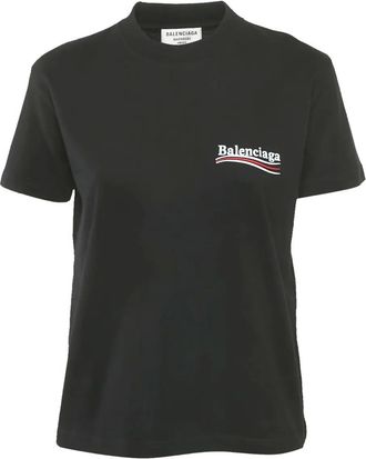 Balenciaga T-shirt con logo - Nero