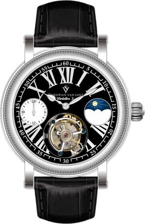 Christian Van Sant Mens Tourbillon X Limited Edition Black Dial Watch