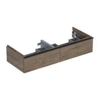 Keramag Keramag - Geberit Icon Mueble Bajo Lavabo Para Lavabo Doble, 2 Cajones