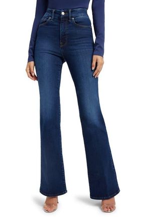 Good American Always Fits Good Classic High Waist Bootcut Jeans in Indigo446 at Nordstrom, Size 14-18