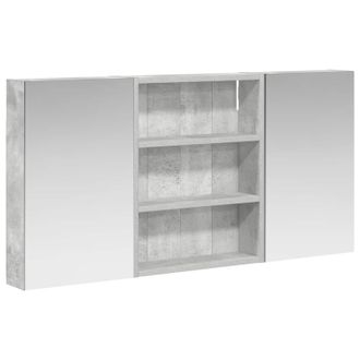 vidaXL Juego De Muebles De Ba&ntilde;o Con Estante 3 Pcs 100 X 10,5 X 50 Cm Vidaxl