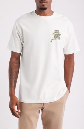 Vans Stay Trashy Cotton Graphic T-Shirt in Marshmallow at Nordstrom, Size Xx-Large