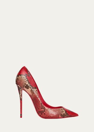 Christian Louboutin 120mm La Pigalle Snakeskin Pumps