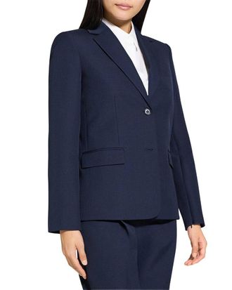 Theory Zip Sleeve Wool-Blend Jacket