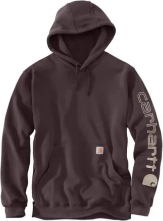 Carhartt Work in Progress Iconic K288 Hoodie Mens Brown Fleece Loose Fit Midweight JAX1597