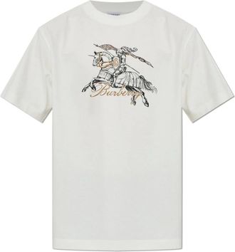 Burberry T-shirt Ryan - Heren - Tops - Wit - Maat: XL Katoen