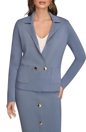 DKNY Double Breasted Sweater Blazer in Tempest at Nordstrom, Size Large