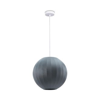 Paco Home Paco Home - L&aacute;mpara Colgante Luminaria De Suspensi&oacute;n Sal&oacute;n Dormitorio Comedor Moderna Nylon E27 Gris, L&aacute;mpara Colgante - Tipo 3