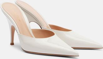 Gianvito Rossi Patent leather mules