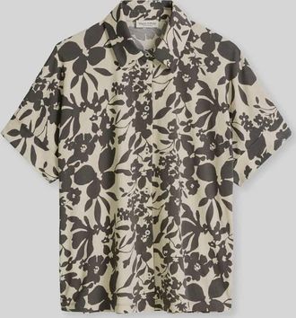 Marc O'Polo Regular Fit T-Shirt aus reiner Baumwolle in Hellgrau, Gr&ouml;&szlig;e XXL