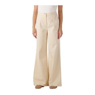 Another Label Dames, Broeken, Beige, Maat: XS