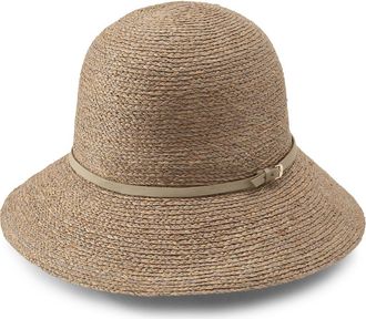 Helen Kaminski Packable Raffia Cloche Hat in Eclipse Melange/Pumice at Nordstrom Rack
