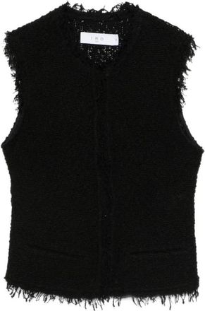 Iro Shanny Vest - Dames - Tops zonder mouwen - Zwart - L - Katoen - Tops