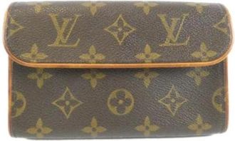 Louis Vuitton Pre-owned Monogram Heuptas - Dames - Vintage Heuptassen - Bruin - ONE Size - Leer - Vintage