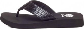 Yellow Box Womens Flax Sandal In Black