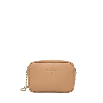 Patrizia Pepe Borsa a tracolla con placca logo - - Bags - Donna - Beige - ONE SIZE
