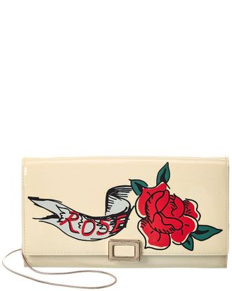 Roger Vivier Mini Buckle Patent Wallet On Chain