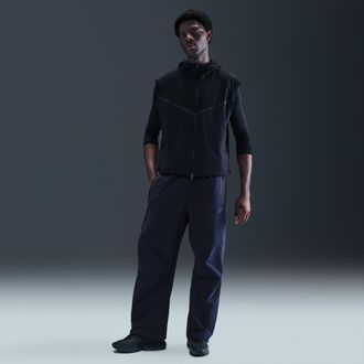 Nike Mens Tech Woven Oversized Pants in Blue | HM7158-451