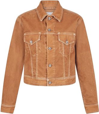 Paco Rabanne Giacca con cuciture a contrasto - Marrone