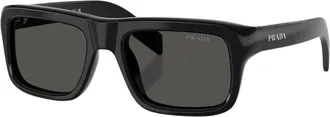 Prada Sunglasses, unisex, Black, Size: 54 MM Prd11S Sunglasses