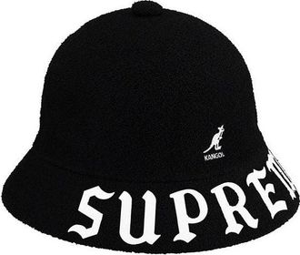 SUPREME x Kangol Bermuda Casual Hat Black White SUP-SS20-703