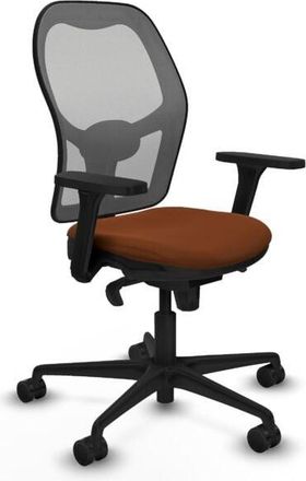 Piqueras y Crespo Piqueras Y Crespo - Jorquera sincro malla gris similpiel marrón brazos 3D base nailon ruedas 65mm nailon