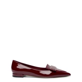 Stuart Weitzman Sovinnie Flat - Dames - Schoenen - Rood - Maat: 39 EU Leer