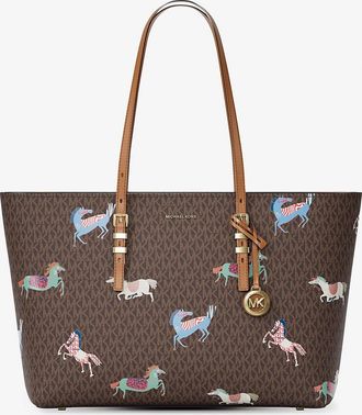 Michael Kors Quinn Large Signature Logo Tote Bag