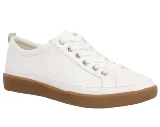 Vionic Womens Winny Sneakers In White Gum Leather