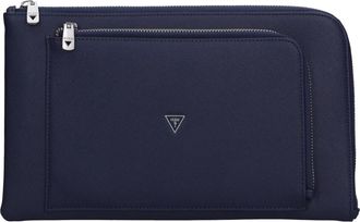 Guess Faux Leather Bag - Heren - Tassen - Blauw - ONE Size - Leer - Tassen