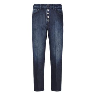 Dondup Koons Loose-Fit Five-Pocket Trousers - female - Dondup - Straight Fit Jeans - Blue - W25 - Jeans