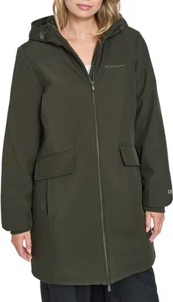 Champion Hooded Coat in Olive at Nordstrom, Size X-Large