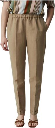 Aspesi Stijlvolle Herenbroek - Dames - Slim Fit Broeken - Beige - M - Broeken