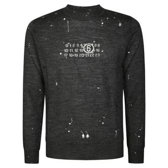 Maison Margiela Heren, Truien, Zwart, Maat: L